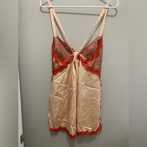 Free People Intimately Valentine’s Day On The Rise Mini Satin Slip Dress - Picture 5 of 5